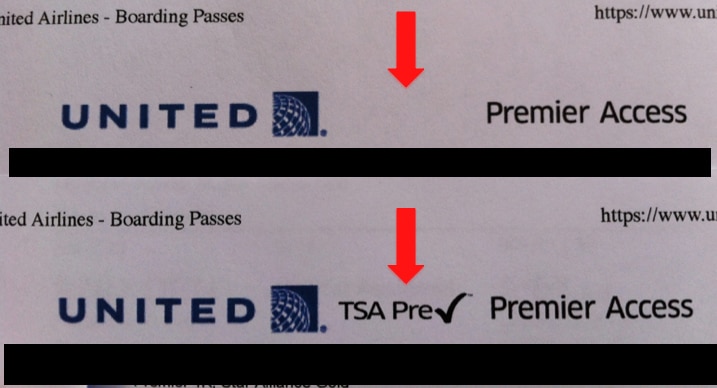 boarding pass with precheck