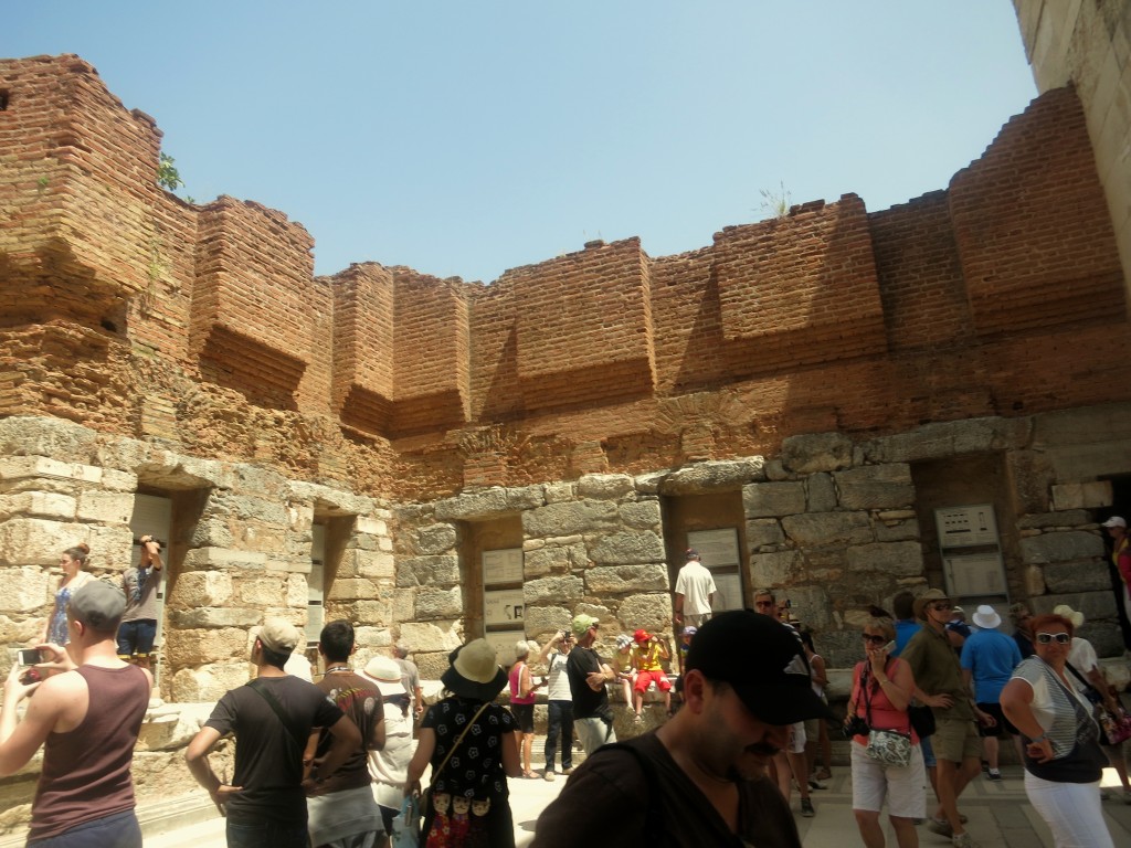 Inside the Library of Celsus