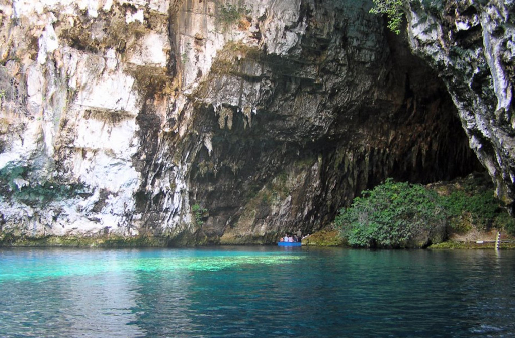 Second Hall at Melissani Cave, Kefalonia Greece