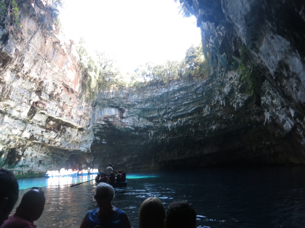 First Melissani Cave Hall Opening, Kefalonia Grece
