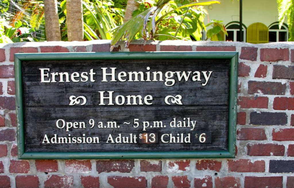 Ernest Hemingway House Entrance, Key West