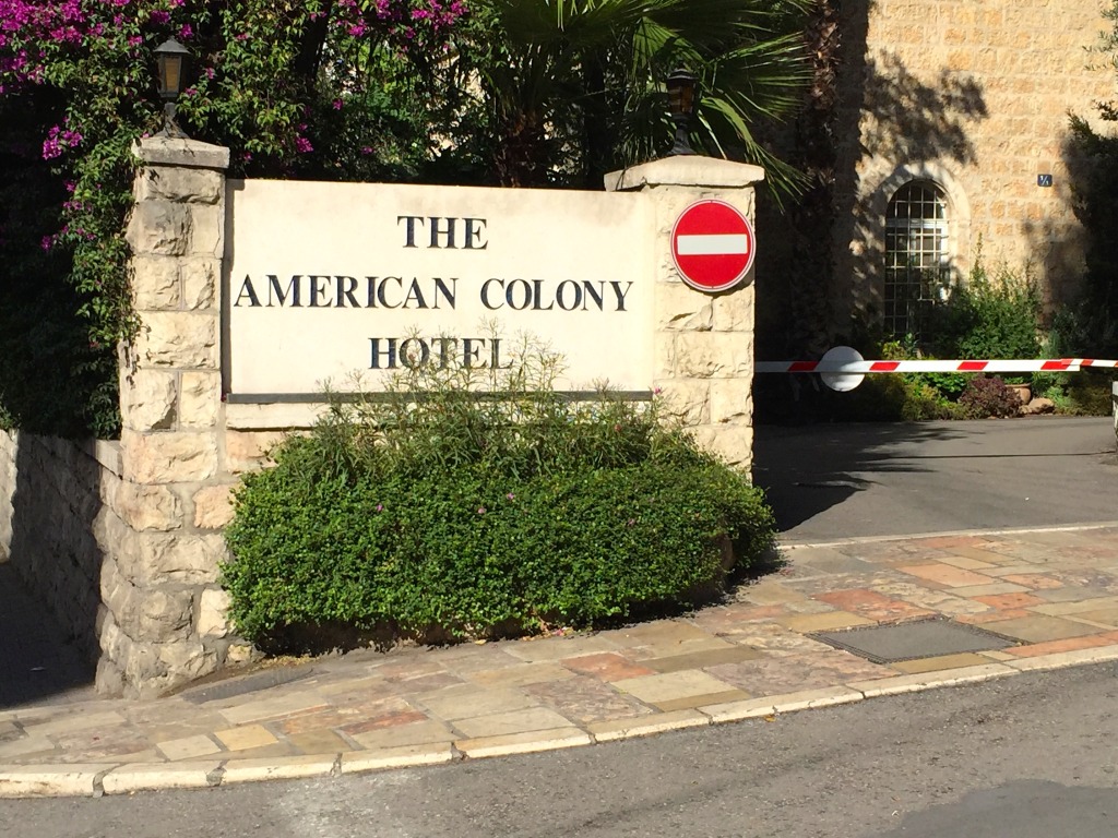 The American Colony Hotel Entrance