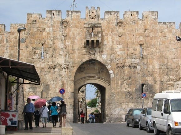 Lion's Gate in Old Jerusalem