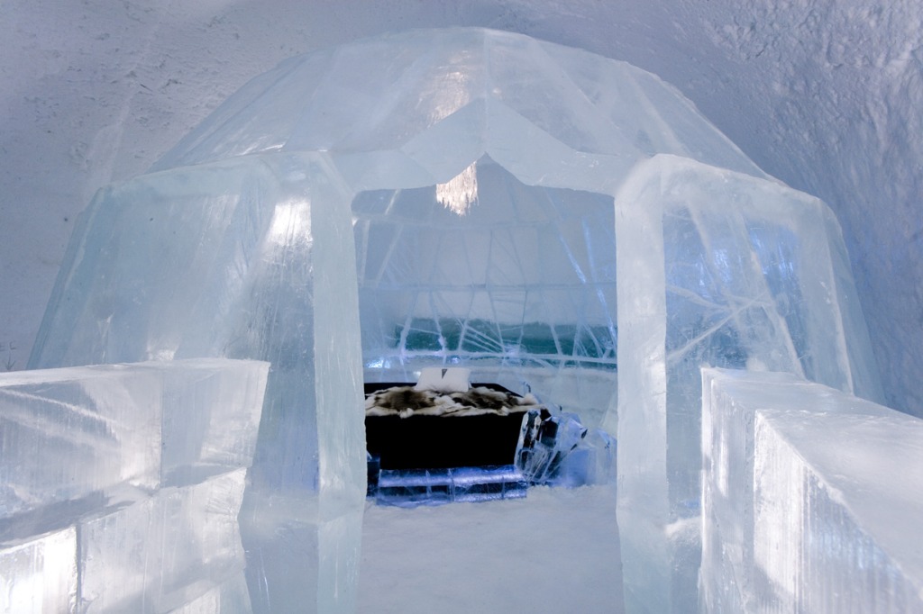 Ice Hotel Royal Bedroom