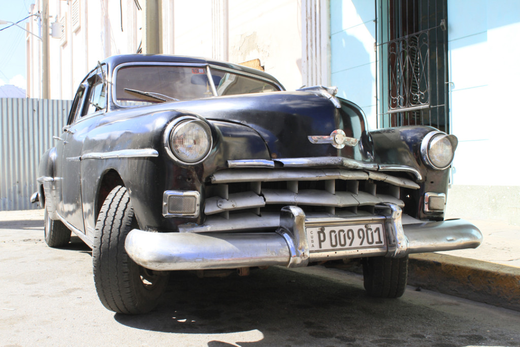 Antique Car on the street of Cienfuegos, Cuba