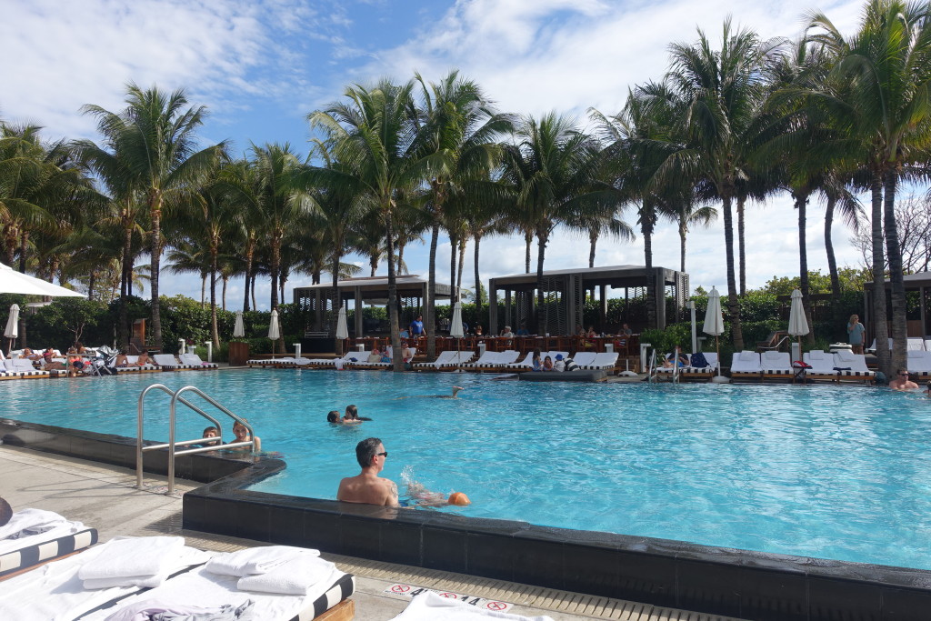 Pool Area - W Hotel South Beach