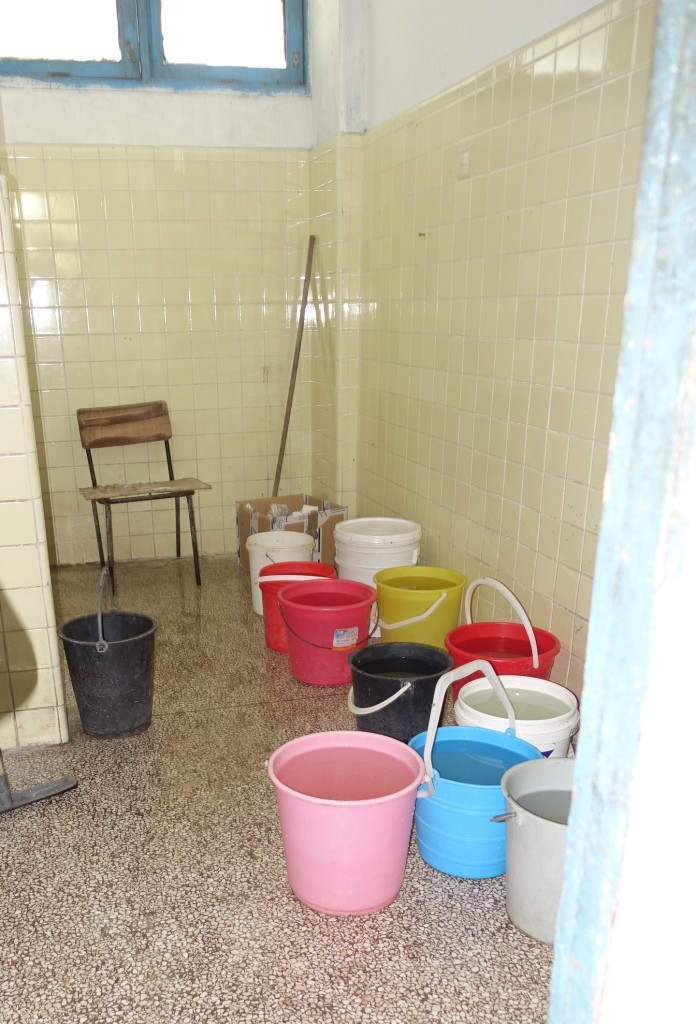 Dorm Room Bathroom at La Universidad Central "Marta Abreu" De Las Villas, Santa Clara, Cuba