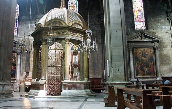 Where the Sacred Countenance is housed within the Cathedral of St. Martin