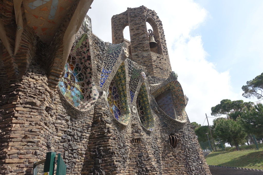 Gaudi's Cryst Windows and Bell Tower - Colonial Guell