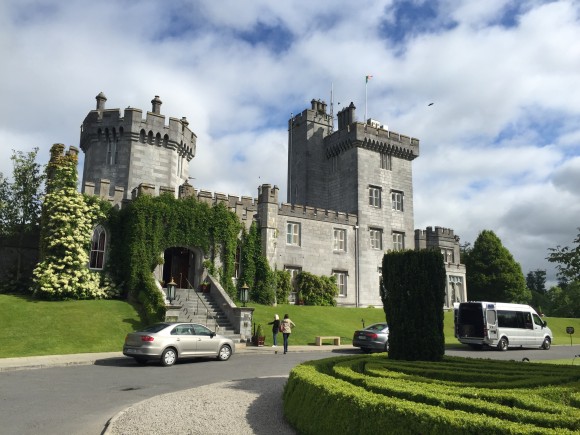 The cul de sac in front of Dromoland Castle, Ireland