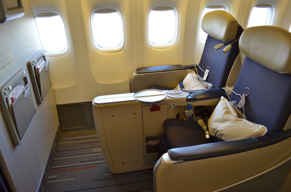 Business Class on Air France (photo credit: flickr Vic)