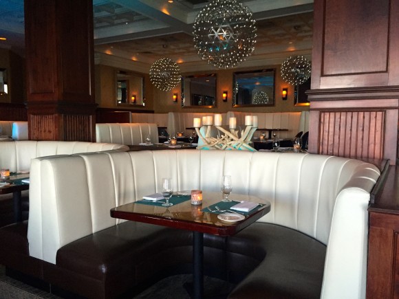 Ocean2000 Restaurant booth seating, Pelican Grand Beach Resort, Fort Lauderdale