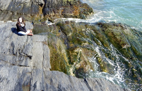 Me Sitting on the Giant Rocks (Photo Credit: Dori Eckert)
