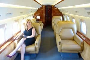 On a Challenger 601 with PrivateFly
