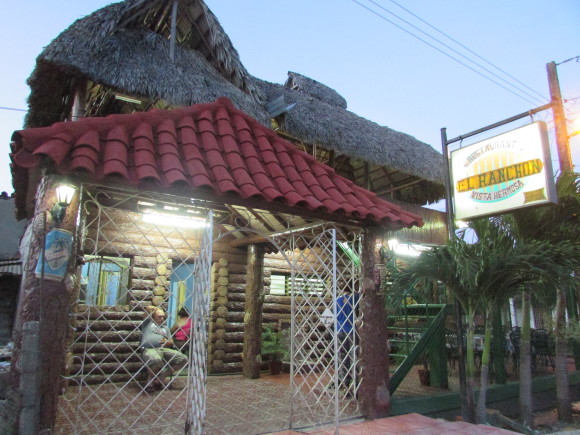 Entrance to El Ranchón in Placetas Cuba