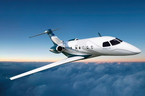 Legacy 450 PrivateFly Aircraft (Image: PrivateFly)