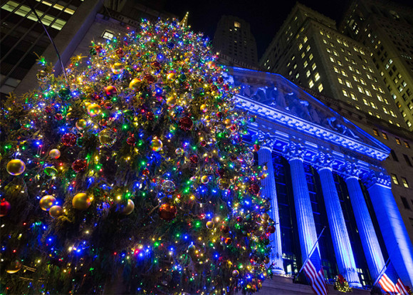 New York Stock Exchange Christmas Tree (Photo Credit: NYSE)