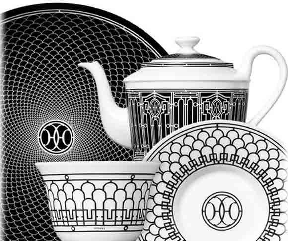 Hermes H Deco Dish Collection by Nest Casa 