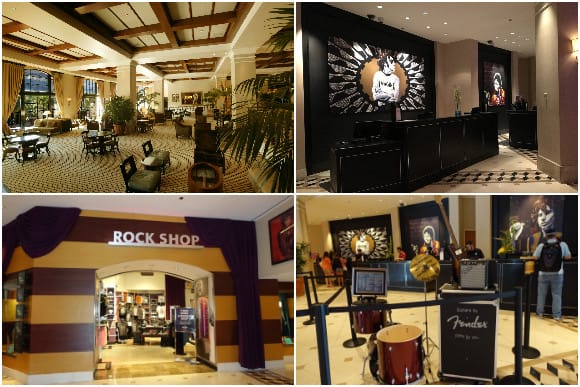 Hard Rock Hotel Universal Orlando Lobby Area 