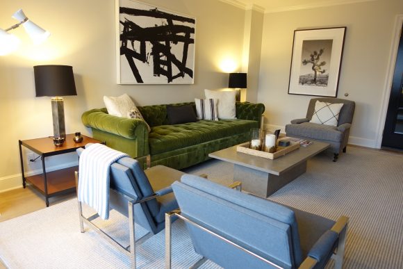 Nate Berkus Apartment Suite Living Area - Loews Regency New York Hotel