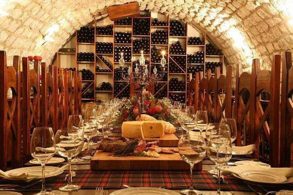 The Knight’s Table Wine Cellar via The Scots Hotel 