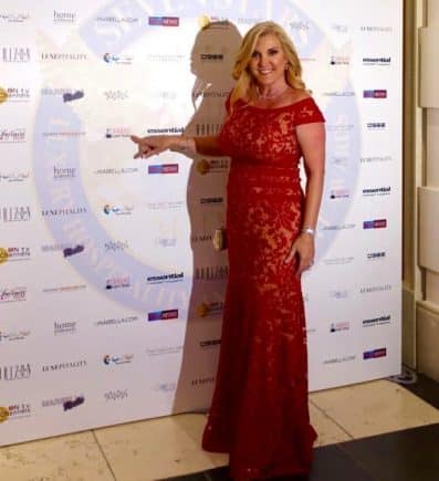 Carmen Edelson, Founder of Carmen's Luxury Travel attending the 4th Annual Seven Stars Luxury Hospitality and Lifestyle Awards