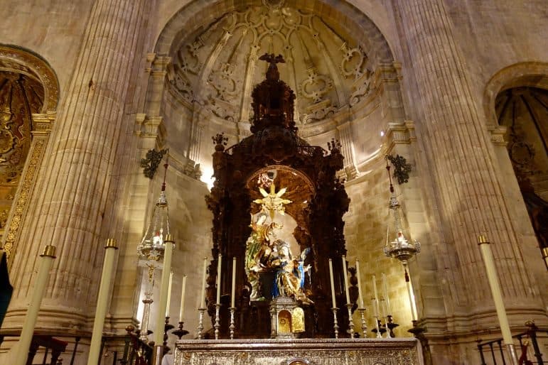 Inside Santa Maria de Mayor Church - Ronda photo by Carmen Edelson (Carmen's Luxury Travel)