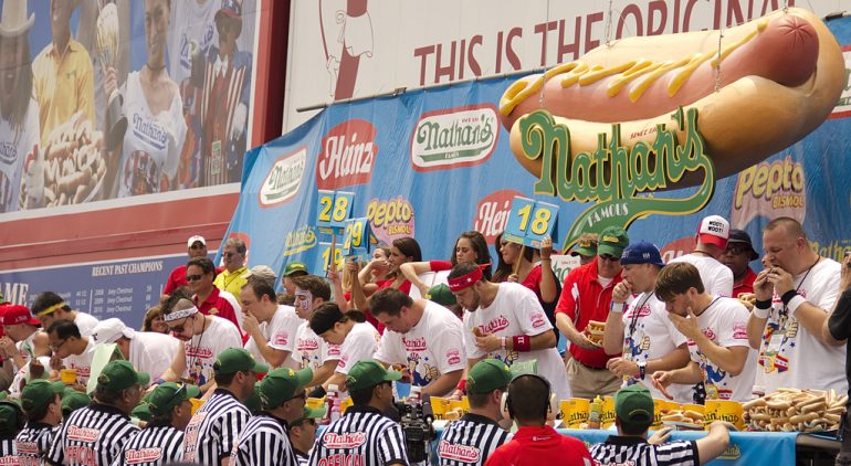Nathan’s Hot Dog Eating Contest - Image Michael Tapp 