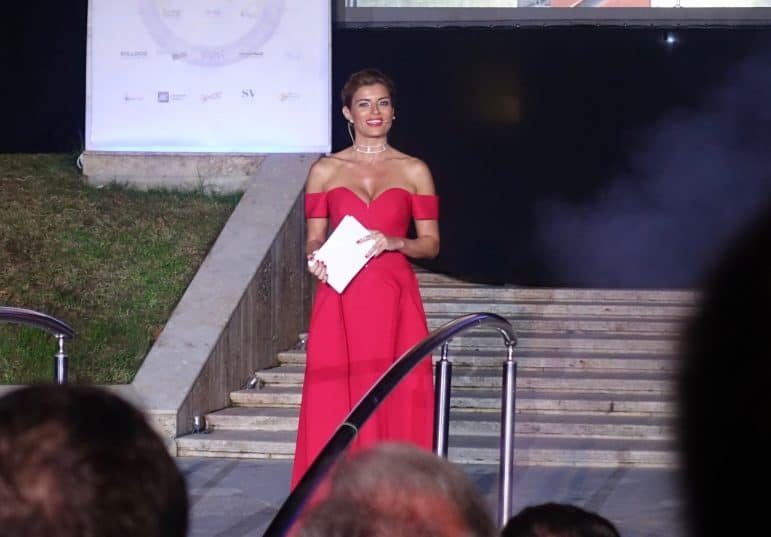 Turkish celebrity and sports star, Ece Vahapoglu at the Seven Stars Luxury Hospitality and Lifestyle Awards
