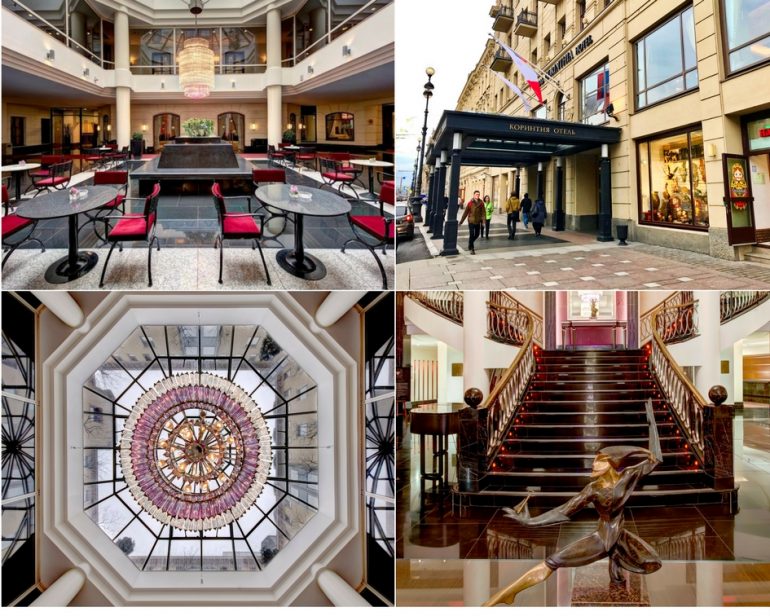Corinthia Hotel St Petersburg Atrium and Lobby Stairs