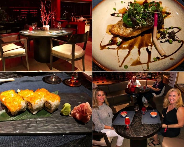 Kushi Restaurant Dinner Selections - Shangri-La Le Touessrok Resort
