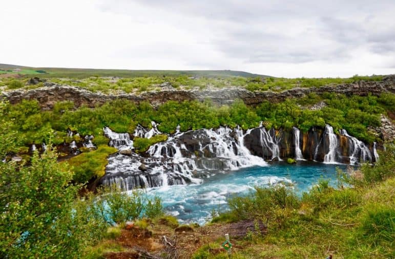 Hraunfossar Waterfalls, Iceland