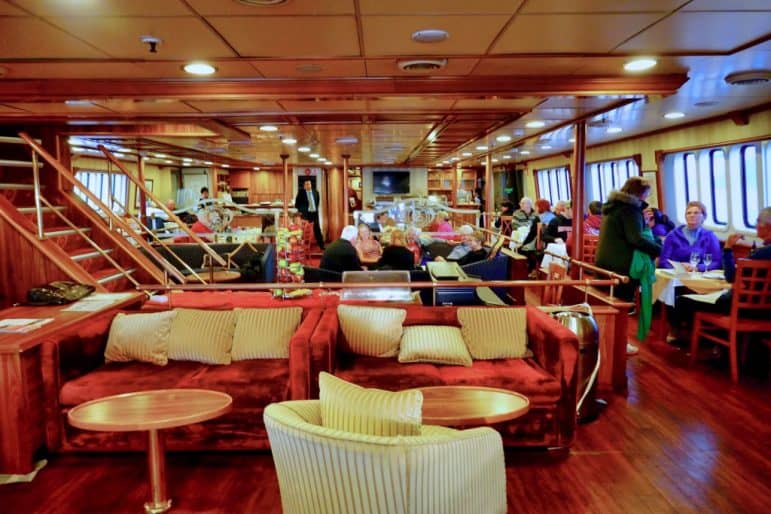 The Main Deck - Dining Room Seating Area - M/S Panorama