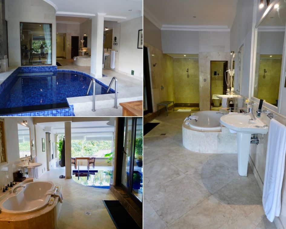 Pool Suite Viceroy Bali Ubud - Outdoor Bathroom and Pool Area