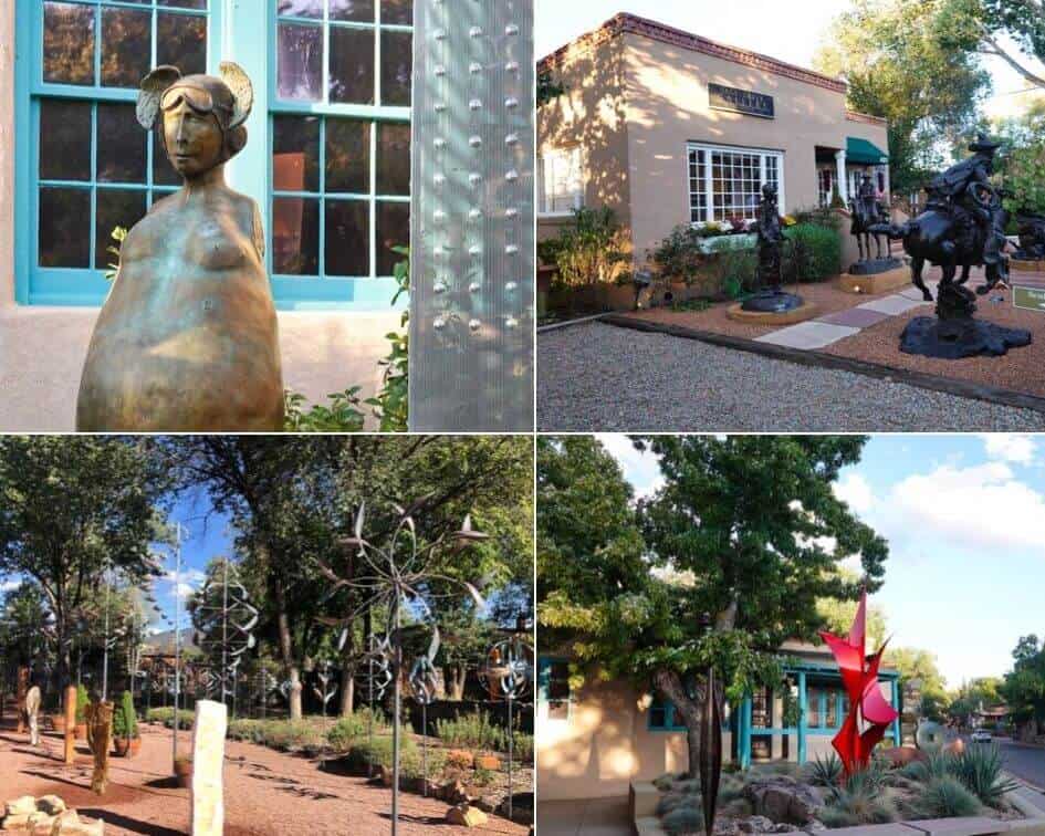 Art Galleries on Canyon Road, Santa Fe 