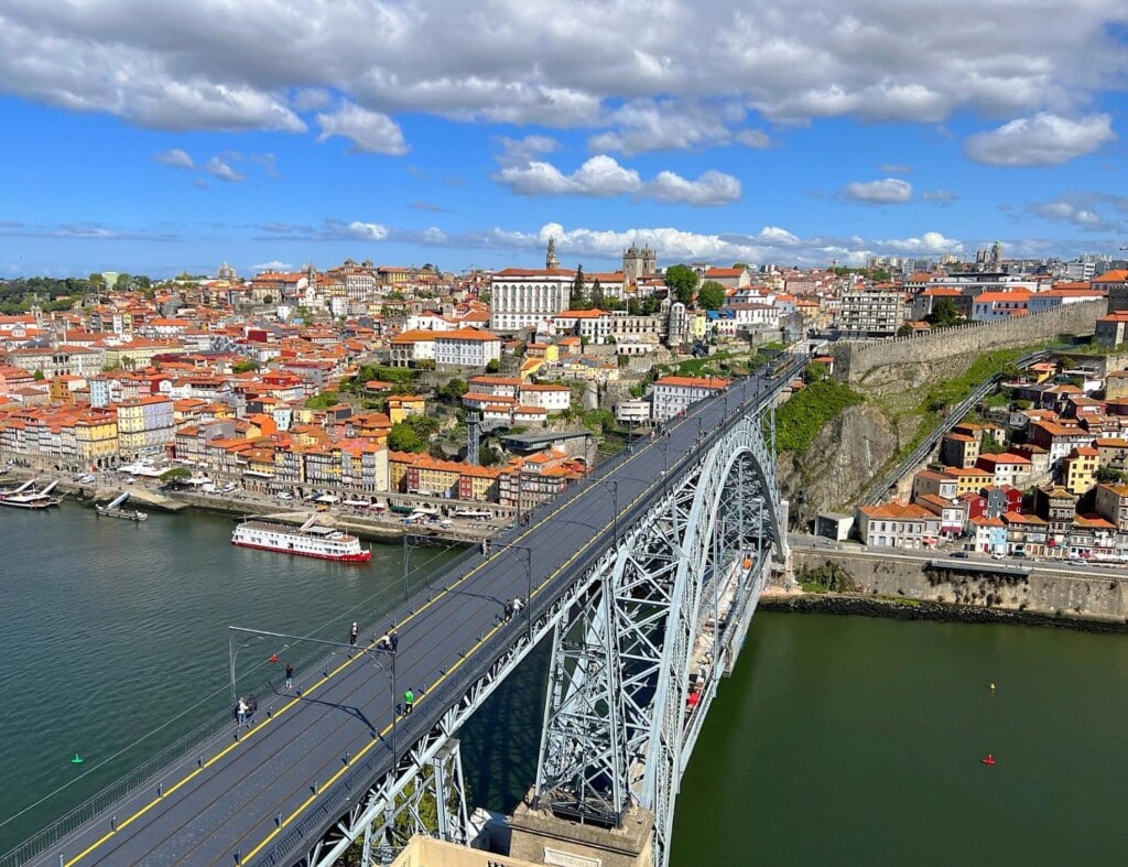 Porto easily captured my heart, have you been? ❤️🇵🇹😍

For the best views of the city, I’d recommend going across the river (it’s a nice walk or short taxi ride from the city center) to Gaia. It’s a great place to be at sunset time too along the water. 
.
.
.
.
.
#prettycity #prettylittletrips #darlingplaces #travelcaptures #wheretogonext  #visitportugal #visitportoandnorth #portugal_passion #portugal_wonders #portugallovers #bucketlisttravel #bucketlistideas #visitporto #portoportugal #oportolovers #oportocity #douroriver #domluisbridge #cityviews #myviewisbetterthanyours #beautifuldestinations #wonderful_places #pursuepretty #luxurytraveler #luxurytravel #travelblogger #aroundtheworldpix #passportready #happycolors #amazingarchitecture