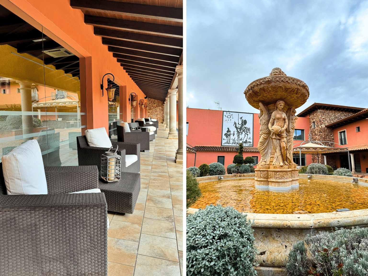 Inner Courtyard at Hotel La Caminera