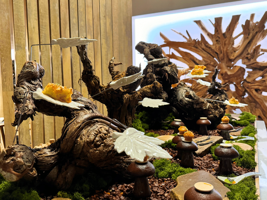 Interactive Appetizers Display at Retama Restaurant